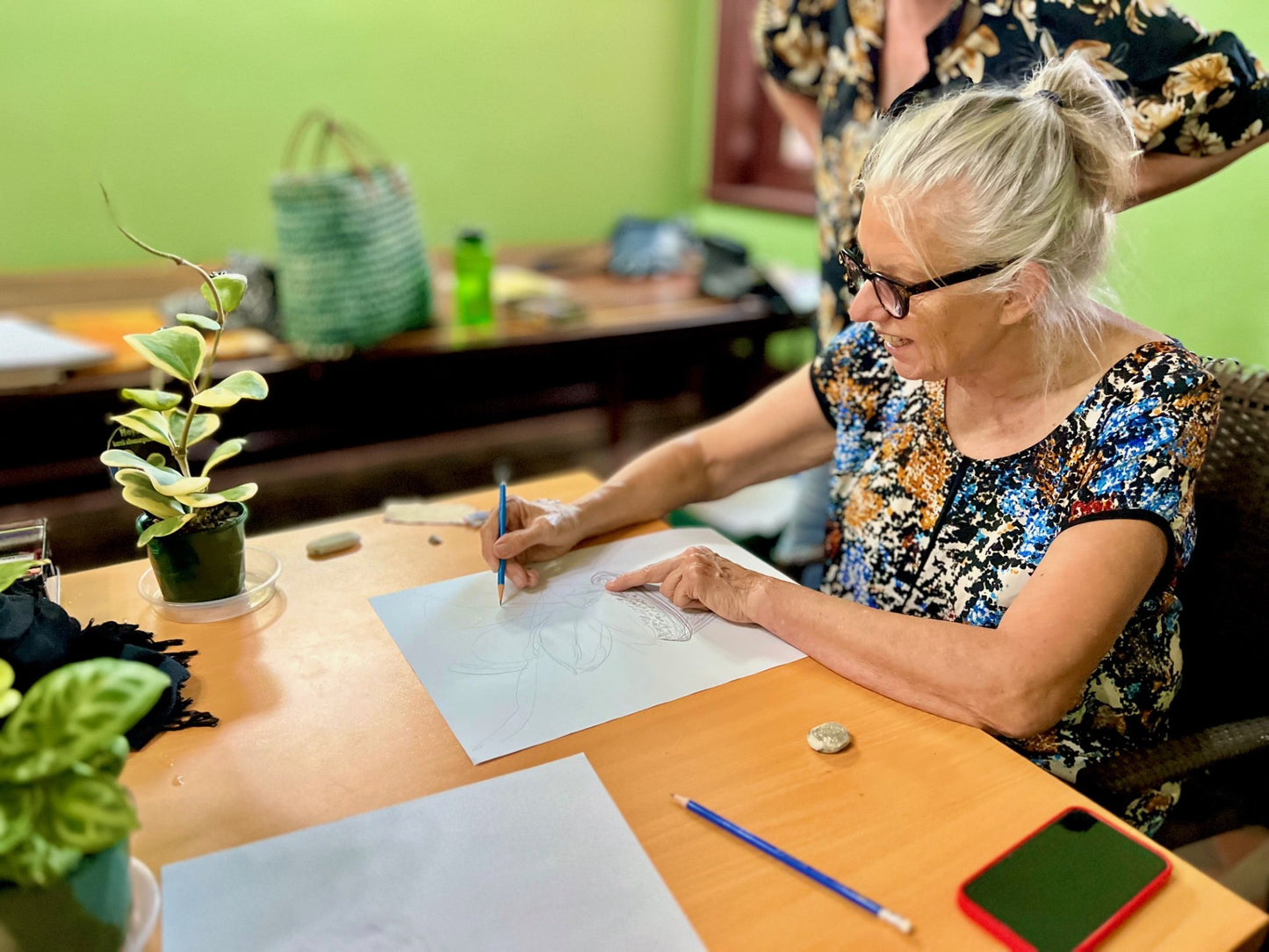 Trish Bourke Drawing Class