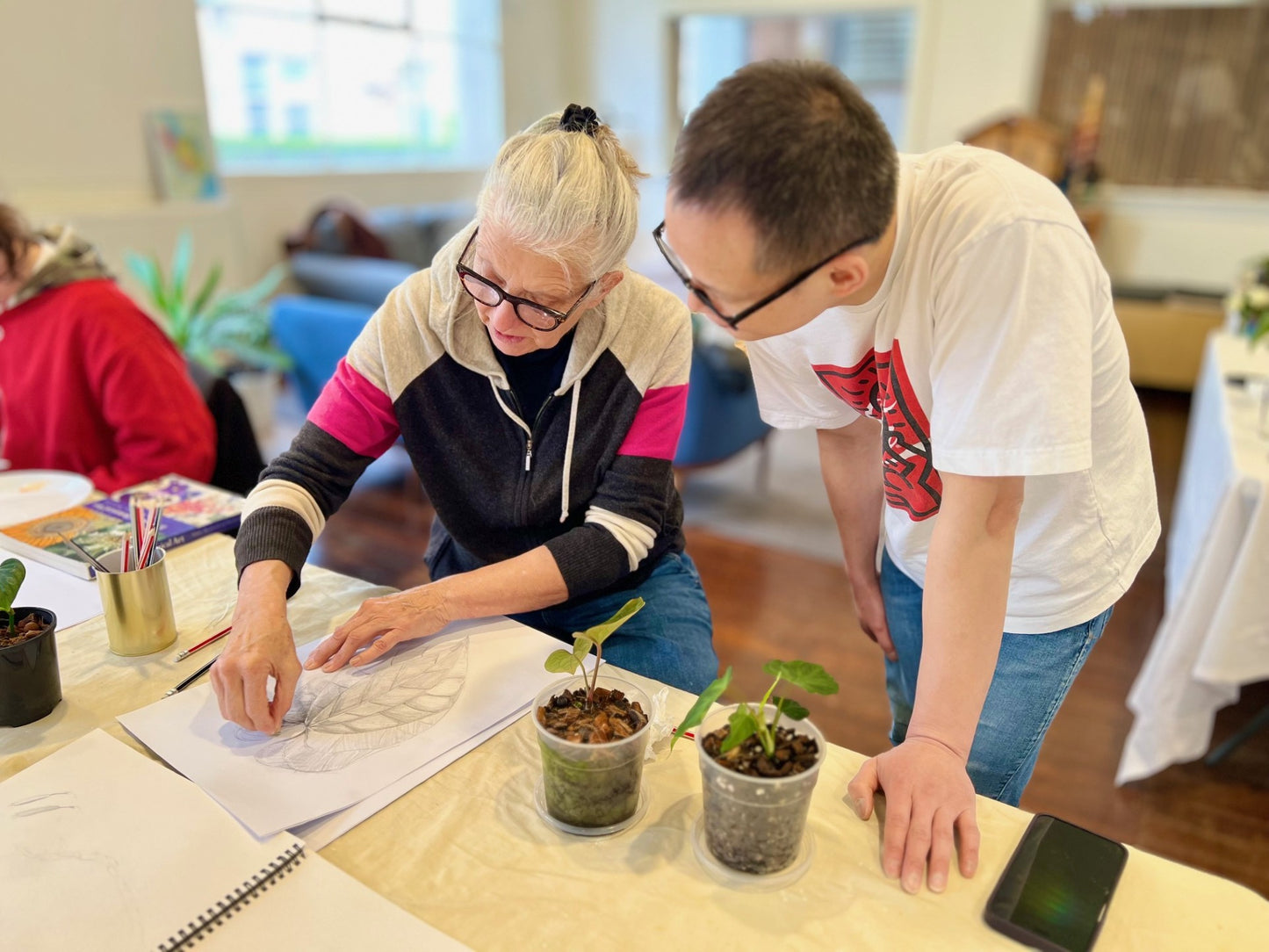 Trish Bourke Drawing Class